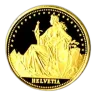 Swiss Gold Helvetia Quarter Ounce (dates our choice)