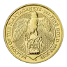 UK Royal Mint Gold Queen's Beast 1 oz: The Falcon of the Plantagenets - 2019