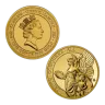 2022 St. Helena Queen's Virtues 1 Ounce Gold Coin