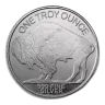1oz Silver Round - Buffalo