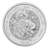 2024 UK Tudor Beasts Seymour Unicorn 2oz Silver Coin
