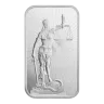 Lady Justice 5oz Silver Bar Kinesis Mint
