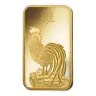 100g PAMP Gold Bar - Lunar Rooster