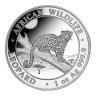 2021 1 oz African Wildlife Somalian Leopard Silver Coin (BU)