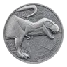 Cameroon: Lost World - Tyrannosaurus Rex 2 oz Silver 2024 High Relief Antiqued Coin