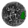 Niue: Dwarf 2 oz Silver 2023 Glow-in-the-Dark Antiqued Coin