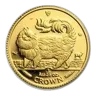 1993 Isle of Man 1/25 oz Gold Maine Coon Cat