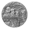 Ghana Rock-Cut Monuments Rushmore 2 oz Silver 2024 High Relief Antique Finish