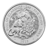 2023 UK Tudor Beasts Bull of Clarence 2oz Silver Coin