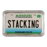 Missouri License Plate - Stacking Across America 1oz Silver Bar