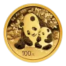2024 100 Yuan Gold Chinese Panda .999 8g Brilliant Uncirculated