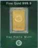 10g Gold Bar Perth Mint Swan - Pre-Owned