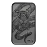 2025 Australian Rectangular Dragon 1oz Silver Bullion Bar