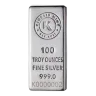 100oz Kinesis Silver Cast Bar 2022