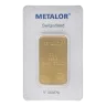 Metalor 50g Minted Gold Bullion Bar