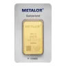 Metalor 100g Minted Gold Bullion Bar