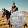 Silvertowne Mint 1oz Legendary Warrior Genghis Khan Silver Round in Capsule (1oz)