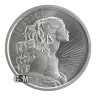 1 oz Silver Shield Justice Silver Round | Golden State Mint