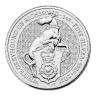 2oz Silver Coin Queen's Beast White Greyhound of Richmond UK