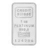 1 oz Credit Suisse Platinum Bar