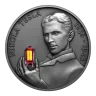 2023 Nikola Tesla Bulb Inlay 2oz Silver Coin