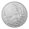 2023 Year of the Rabbit Royal Australian Mint Lunar 1 oz Silver Bullion Coin