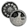 2 oz Year of the Dog Silver Round