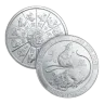 1 oz Year of the Rat Silver Round