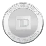 1 oz TD Silver Round