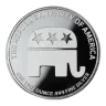 1 oz Silver Bullion Republican Party Round