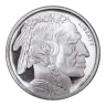 1 Oz Silver Round | Golden State Mint Buffalo Design (New)