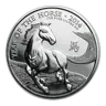 2014 Great Britain 1 oz Silver Year of the Horse BU