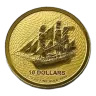 2022 1/10 Oz Cook Island Bounty Gold Coin (BU)