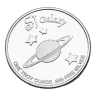 1 ounce HWMC SJ Galaxy .999 Fine Silver Round