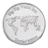 1 ounce HWMC Big Big World .999 Fine Silver Round