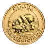2015 Canada 1/4 oz Gold Polar Bear Uncirculated in Original Mint Plastic