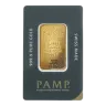 1 oz PAMP Suisse Gold Bar 999.9 Pure(In Assay)
