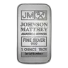1 Oz Silver Bar - Johnson Matthey JM