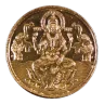 India GRT Jewelers 40 Gram Gold Lakshmi Round