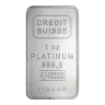 1 oz Platinum Bar - Credit Suisse (.9995 Fine, w/Assay)