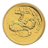 2013 Australia 1/4 oz Gold Lunar Snake BU (Series II)