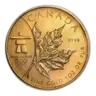 2008 Canada 1 oz Gold Maple Leaf BU (Vancouver Olympics)