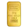20g Credit Suisse Gold Bullion Bar