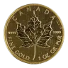 Pre-Owned 1 oz Maple Leaf Gold Coin