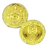 1/200 oz .9999 Fine Gold Round - Monarch - Egyptian Scarab (Sealed in Capsule)