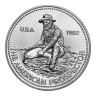 1982 1 Troy oz Engelhard Prospector .999 Fine Silver Round