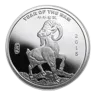 1/2 oz Silver Round - APMEX (2015 Year of the Ram)