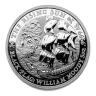Tuvalu 5oz Silver 2022 Black Flag William Moody Pirate Ship BU