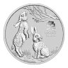 1 OUNCE SILVER AUSTRALIAN LUNAR YEAR OF THE RABBIT 2023