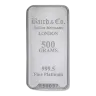 500g Baird & Co Platinum Minted Bar